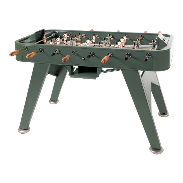 RS Barcelona RS2 Stainless Steel Foosball Table, Green For Sale