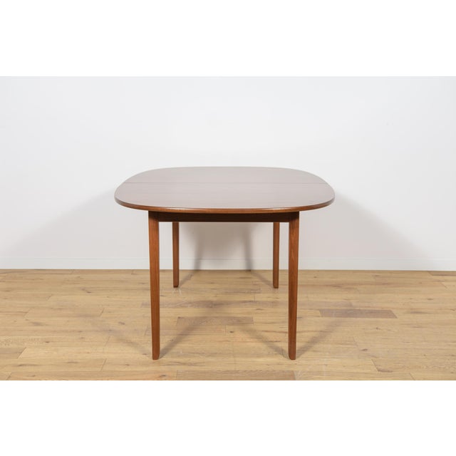 Ole Wanscher Mid-Century Extendable Dining Table by Ole Wanscher for Poul Jeppesens Furniture Factory, Denmark, 1960s For Sale - Image 4 of 18