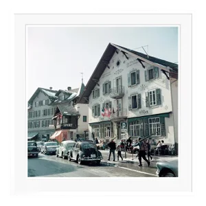 Hotel Olden 1961 by Slim Aarons Framed C-Print