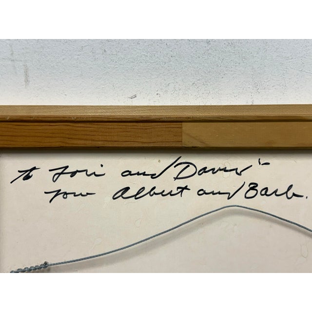 Circa 1995 Albert Smith Custom Abstract, Framed For Sale - Image 12 of 12