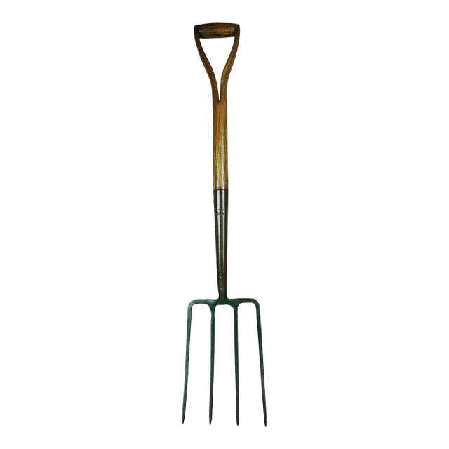 Edwardian Period English Gardening Fork For Sale
