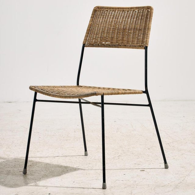 Rustic Rattan Dining Chair, 1970s For Sale - Image 3 of 15