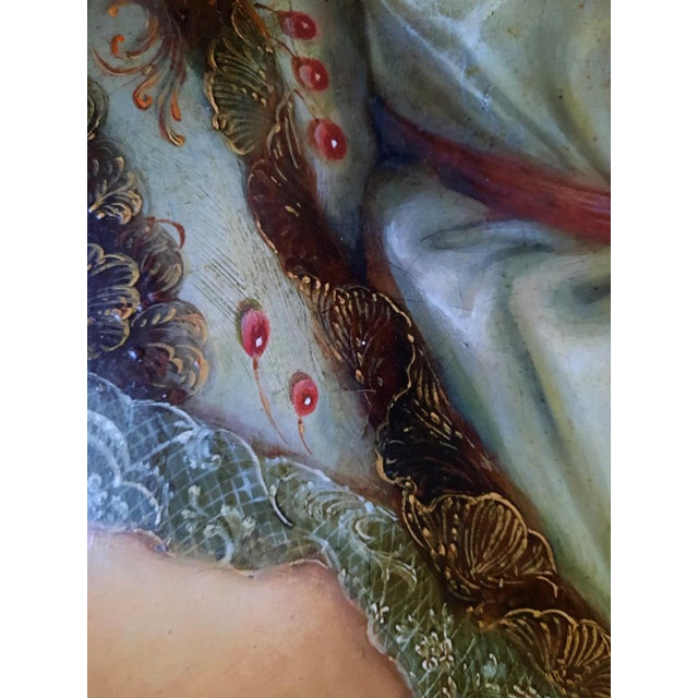 18th Century Attributed Jean-Marc Nattier Oil Portrait of Madame De Pompadour For Sale In New York - Image 6 of 12