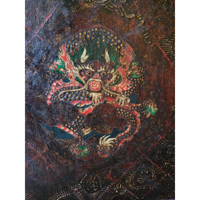 Beautiful antique oriental chest, possibly Tibetan.