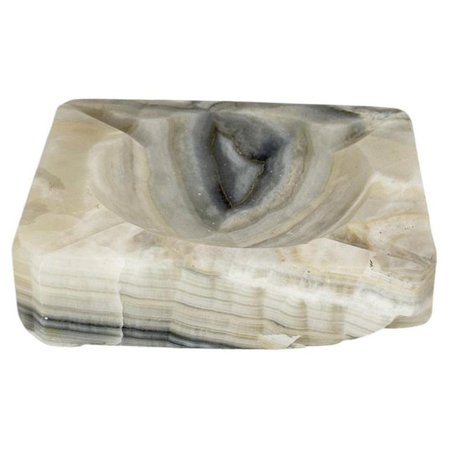 Large Grey Marble Ashtray, 1950s For Sale - Image 13 of 13