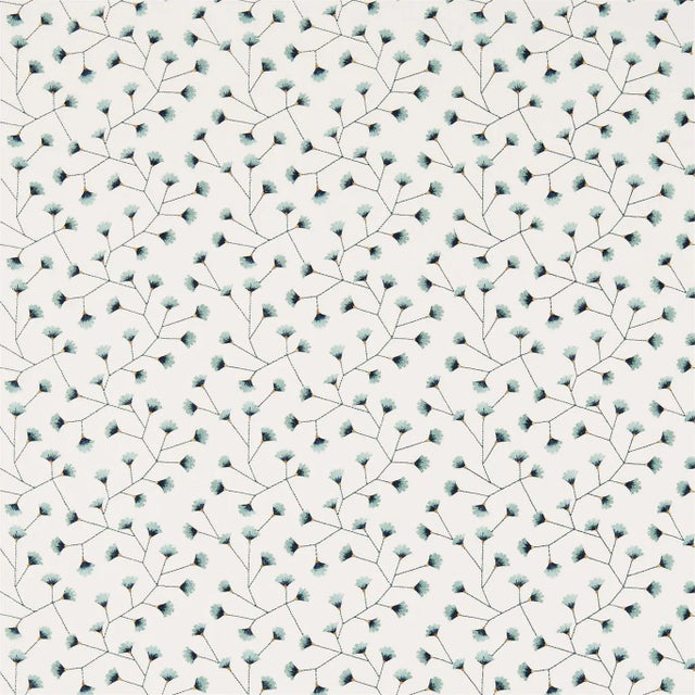 Sanderson Gingko Trail Fabric in Brick - a Sample For Sale