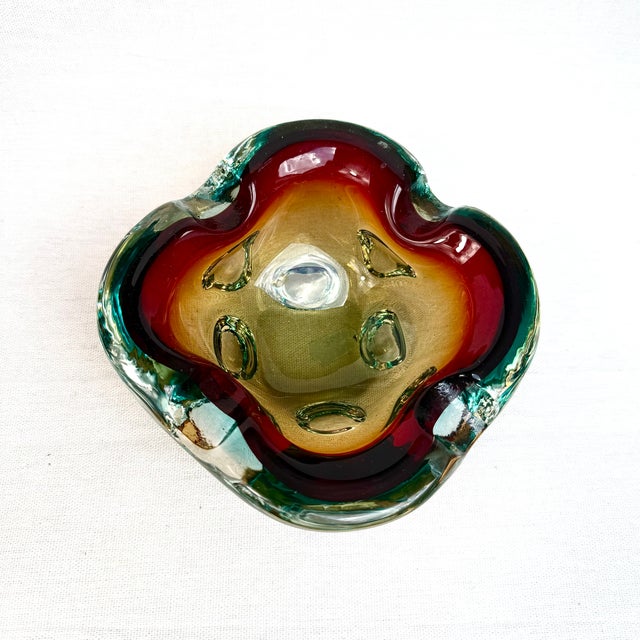 Vintage Murano Glass Ashtray, 1970s For Sale - Image 10 of 11