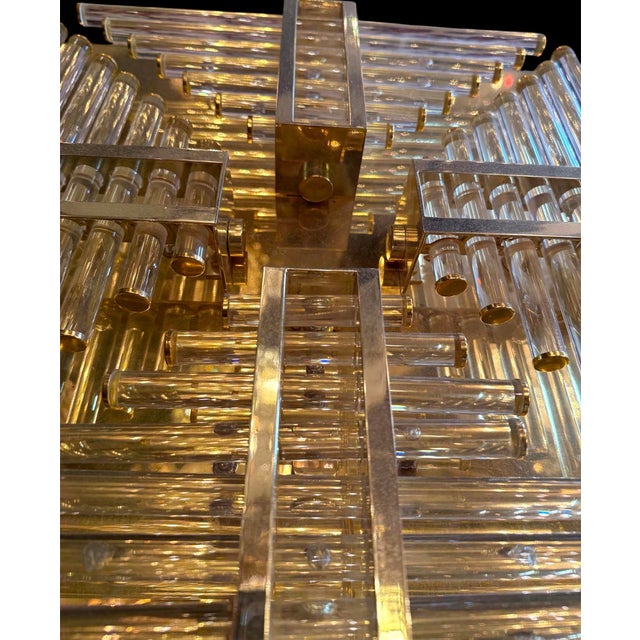 Metal Flush Mount or Wall Light by Ernst Palme, West Germany, 1970s-1980s For Sale - Image 7 of 8