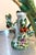 1940s Wong Lee Style Green Chinoiserie Parrot Sculptures, Set of 2 For Sale - Image 5 of 8
