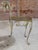 Metal Vintage Hollywood Regency Gilt Metal Vanity Chair With Tassel Swag Detail For Sale - Image 7 of 10