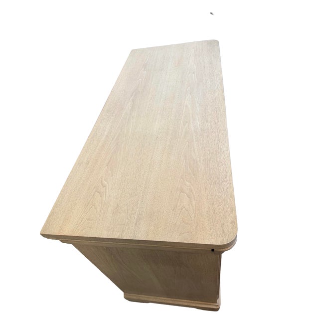 Jonathan Charles Entropy Louis Phillipe Drawer Chest in Bleached Walnut by Jonathan Charles For Sale - Image 4 of 7