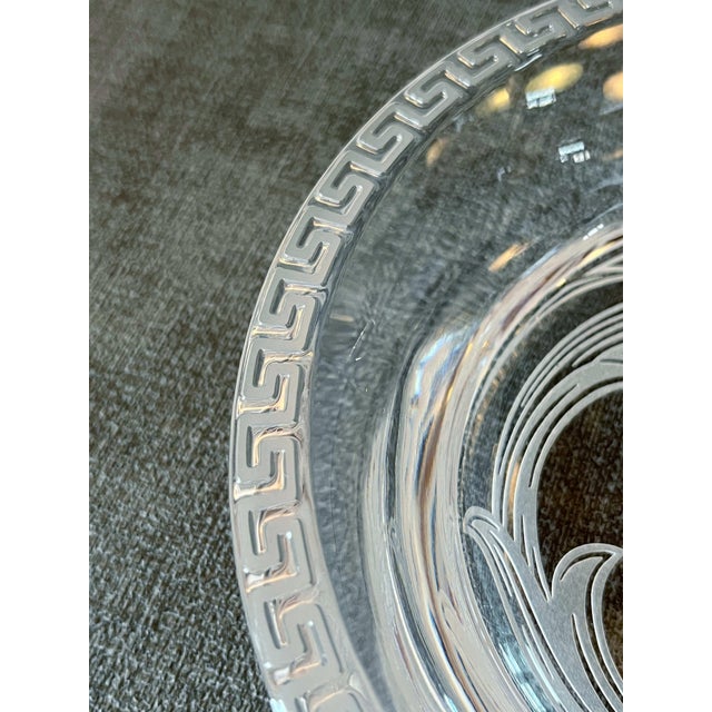 Versace for Rosenthal Crystal Bowl For Sale - Image 11 of 12