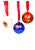Multicolour and Murrina Christmas Balls from Made Murano Glass, Set of 3 For Sale