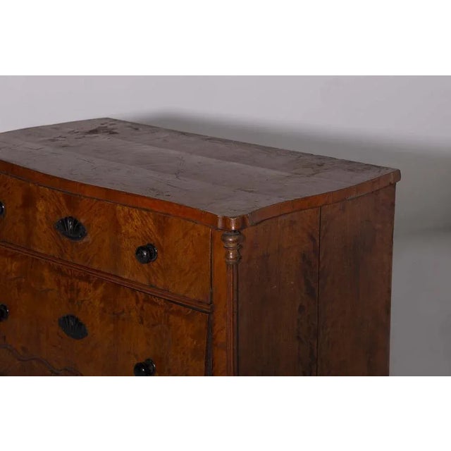 Italian Sicilian Chest of Drawers in Briar Wood, Late 1800s For Sale - Image 10 of 11