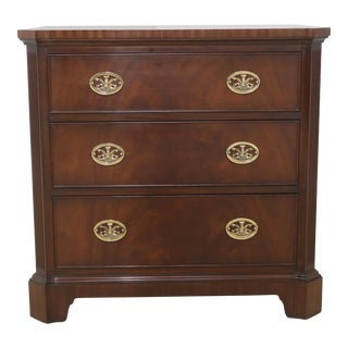Henkel Harris Model 198 Figural Mahogany Nightstand For Sale