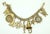 Coro Coro Nautical Themed Gold Tone Charm Bracelet For Sale - Image 4 of 14