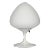 Stemlite Table Lamp by Designline in Gloss White - Mid Century Retro Style For Sale