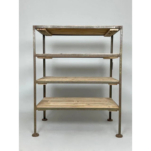 Vintage Industrial Shelf Rack For Sale - Image 6 of 13