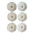 1990s Villeroy Boch Castellina 8.25 Inch Plates Citta Campagna Floral Fruit Dinnerware - Set of 6 For Sale