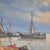 Renzo Del Greco, Seaside Landscape, Oil on Canvas For Sale - Image 3 of 5