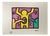 After Keith Haring, Composition, Limited Edition Lithograph, 1990s For Sale