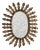 Vintage Spanish Oval Sunburst Mirror, 1960 For Sale