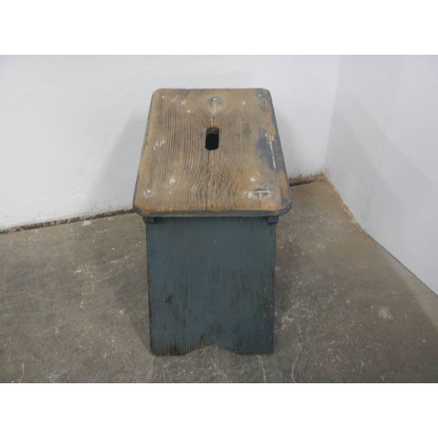 Stool in Fir, 1960 For Sale - Image 4 of 10