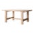 Matthew Izzo Home Vernacular Reclaimed Wood Rustic Rectangular Dining Table For Sale