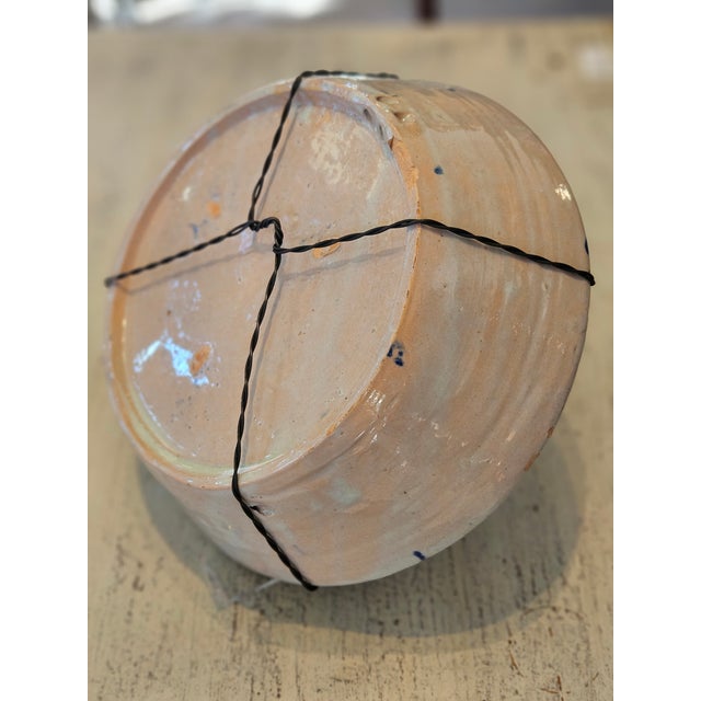 Mid 19th Century Spanish Ceramic Fajalauza Bowl From Granada For Sale - Image 4 of 7