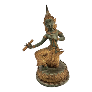 Large Bronze Gilt Figure on a Base