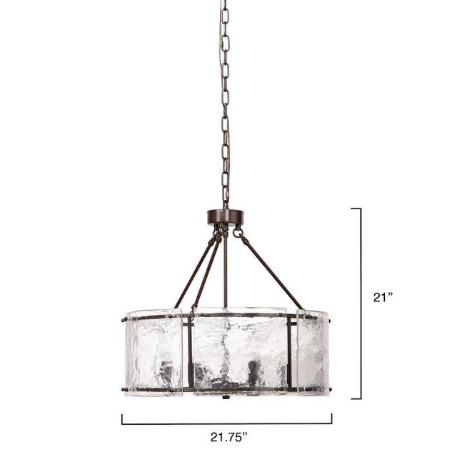 Industrial Jamie Young Glenn Large Round Chandelier For Sale - Image 3 of 7