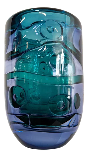 Vintage Art Glass Vase by Bengt Edenfalk