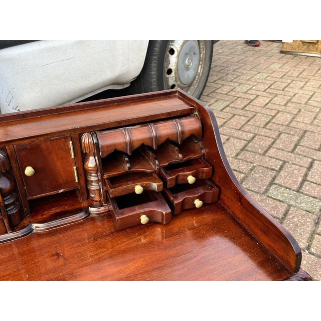 Wood Small Desk with Secret Drawers For Sale - Image 7 of 11