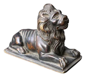 Bonze Sitting Lion, 18th Century
