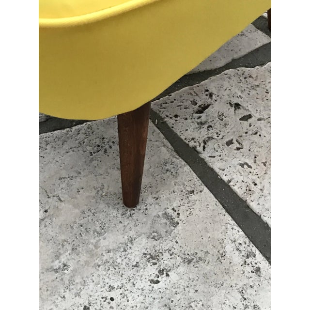 1960s Yellow Cocktail Chair, 1960s For Sale - Image 5 of 9