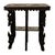 A good antique late 19th century Anglo-Indian carved teak lamp or side table, circa 1900. The table is very finely carved...