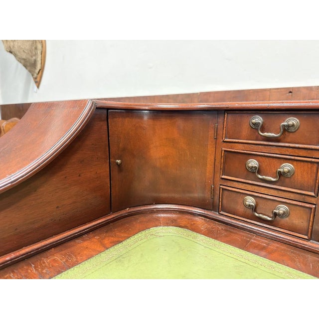 English Chesterfield Secretary in Mahogany Veneer For Sale - Image 15 of 18