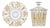 Directoire Crystal and Gold Vases, Set of 2 For Sale