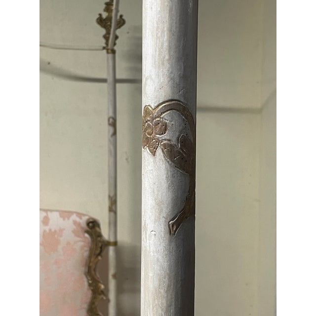 Metal Vintage Italian Canopy Bed, 1940s For Sale - Image 7 of 18