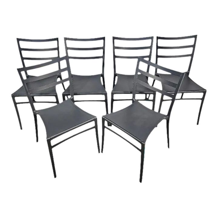 Italian Casprini Sabrina Stackable Chairs by Marcello Ziliani