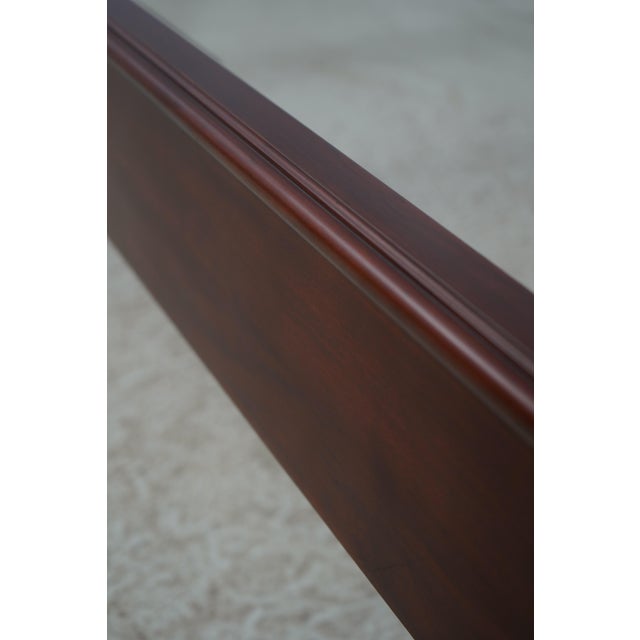 Henkel Harris Cherry Queen Size Pencil Post Bed For Sale - Image 14 of 18