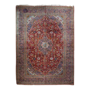 Vintage Persian Kashan Rug 9'8'' X 13'5''