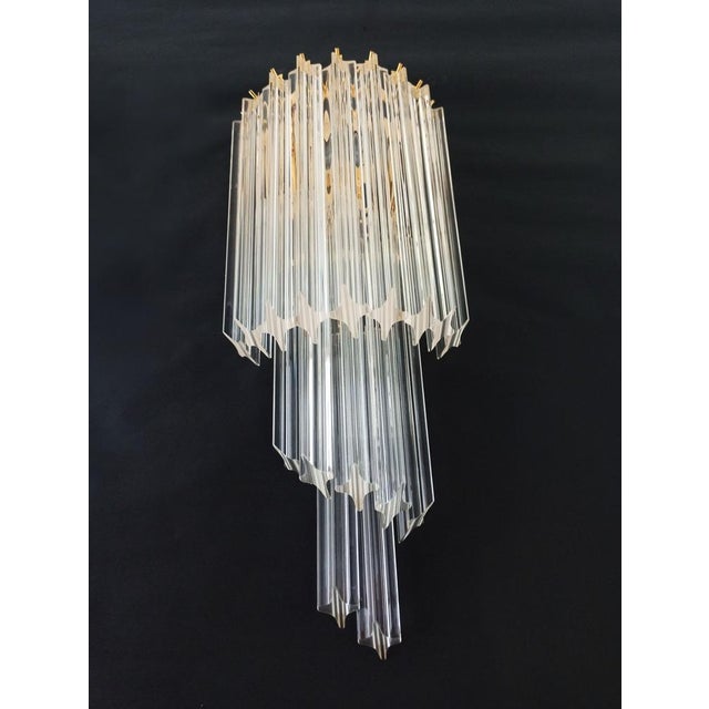 Mid-Century Modern Vintage Murano Wall Sconces, 1990, Set of 2 For Sale - Image 3 of 18