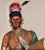 Ap-Pa-Noo-Se, a Saukie Chief: Original Hand-Colored McKenney & Hall Lithograph, 1848 For Sale - Image 4 of 6