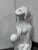 Mid 20th Century Art Deco Kneeling Woman Marble Sculpture For Sale - Image 5 of 12