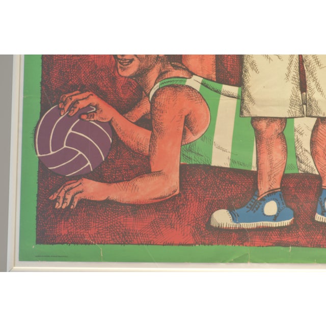 Movie Poster, Football Fanatics Off Side, R. Paris 1961 for VEB Progress Film For Sale - Image 3 of 6
