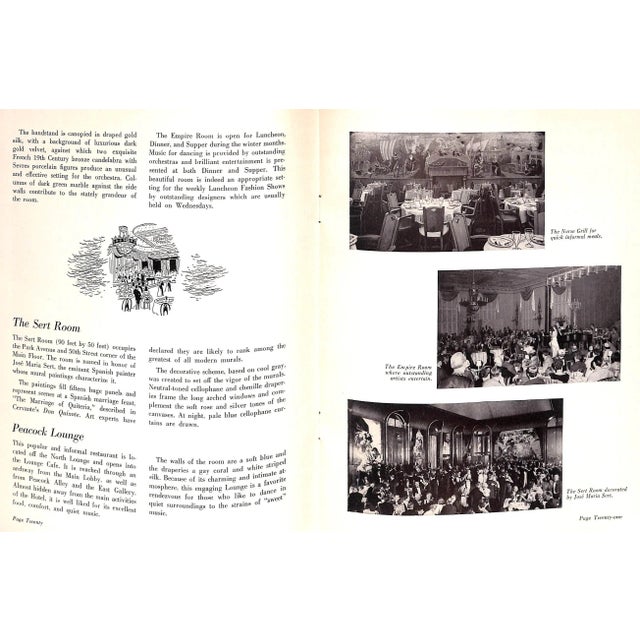 Paper "Facts About the Waldorf-Astoria" 1950 For Sale - Image 7 of 13