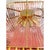 Contemporary pink romantic bundled triedro murano glass chandelier. exagonal structure for transparents bundled triedrons...