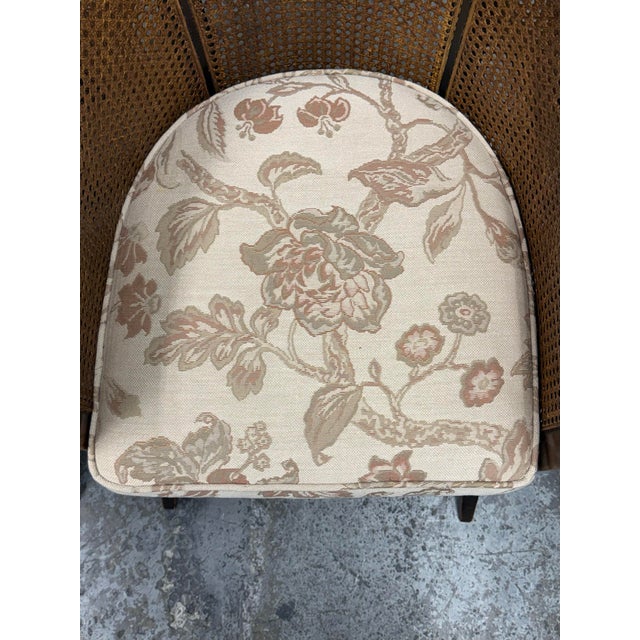 Regency Style Mahogany Bergère Chairs, Pair For Sale - Image 9 of 12