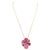 Pink Designer Effy's Natural Pink Sapphire & Diamond Pendant /Necklace 14Kt Rose Gold For Sale - Image 8 of 18